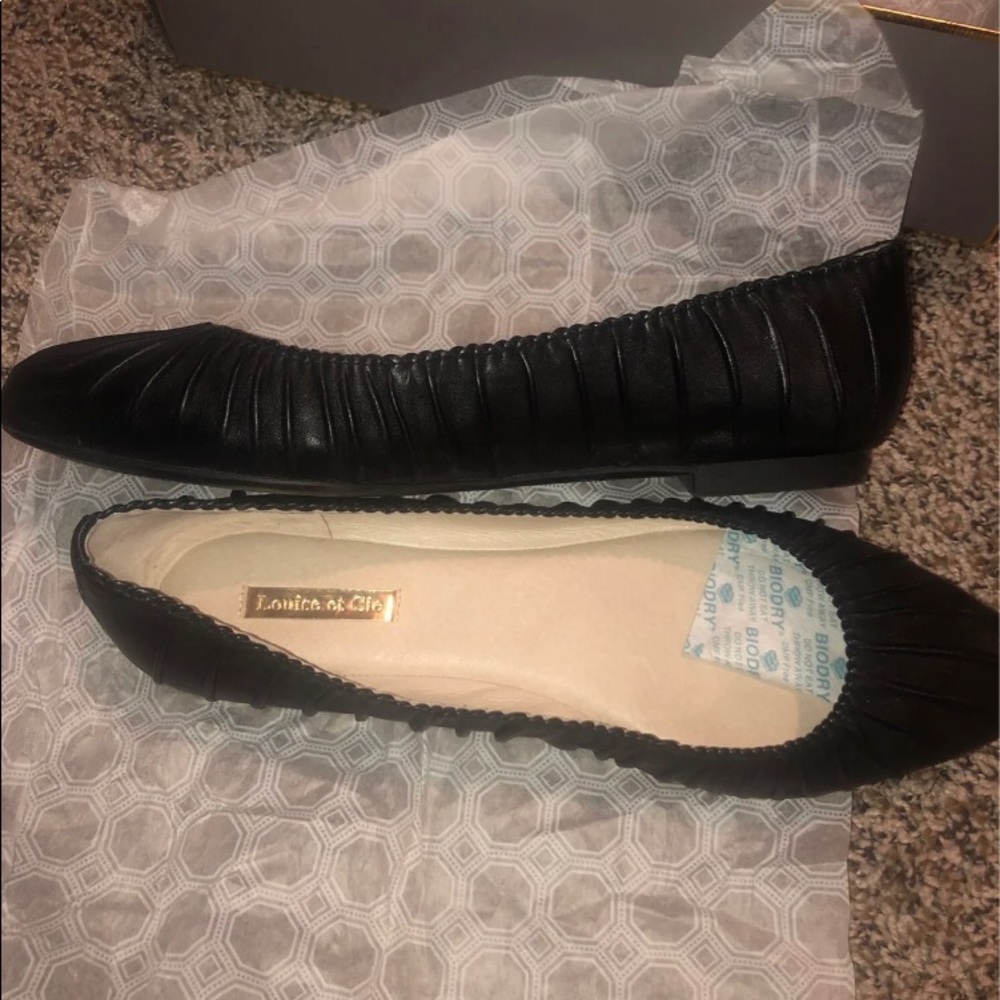 Louise et Cie Black Flats